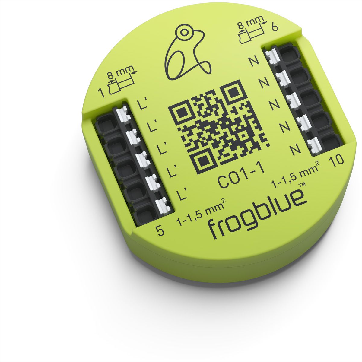 frogblue, frogConnect1-1, décharge du courant de fuite