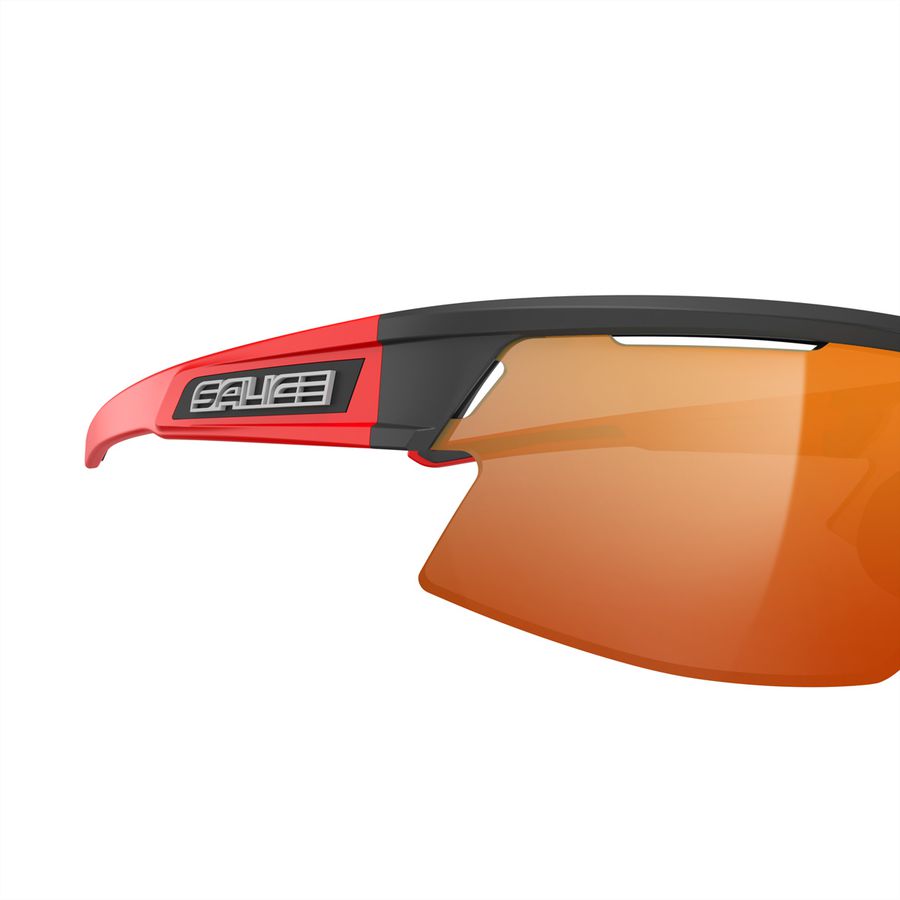 Salice Occhiali Sportbrille 025RW, White-Orange / RW Red