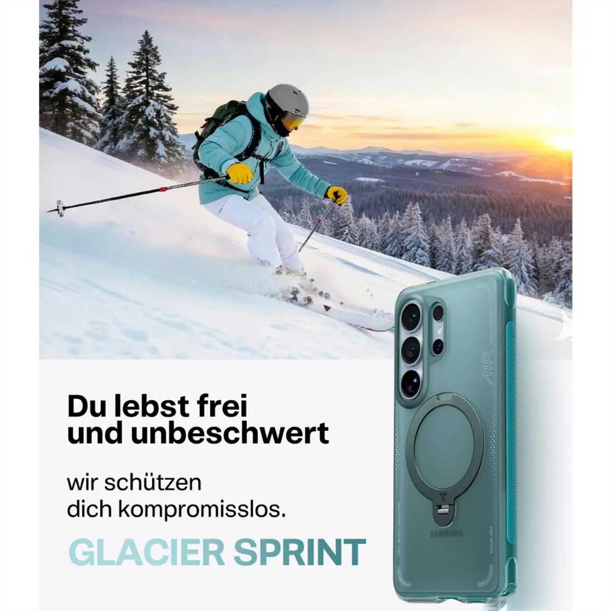 Torras Ostand Q3 Air Case, Galaxy S26 Ultra, vert