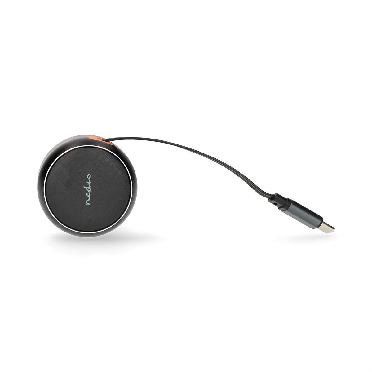Nedis Auto-Ladegerät – 30 W mit aufrollbarem USB-C-Kabel, car charger 30W - Dunkel Grau