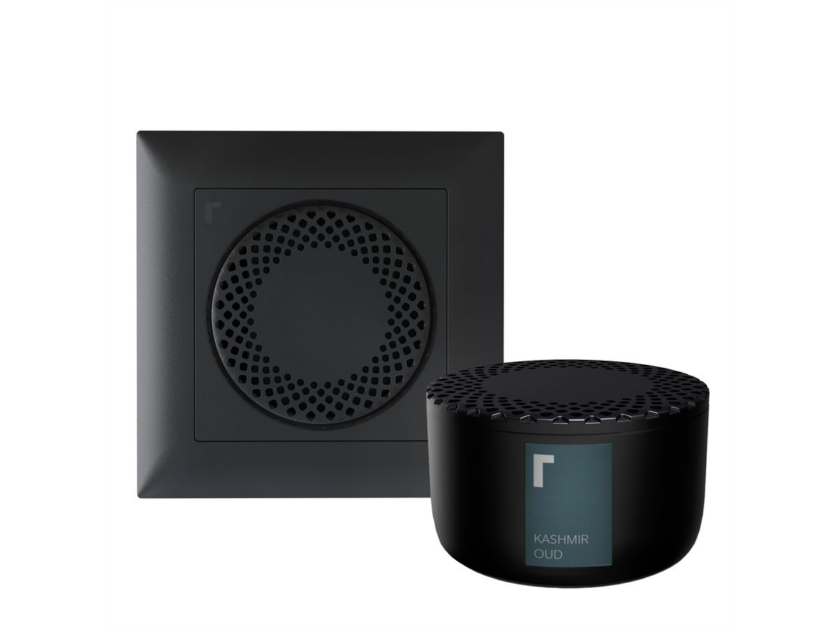 Revoltab Diffuseur de parfum Set Hide, noir, incl. capsule Kashmir Oud