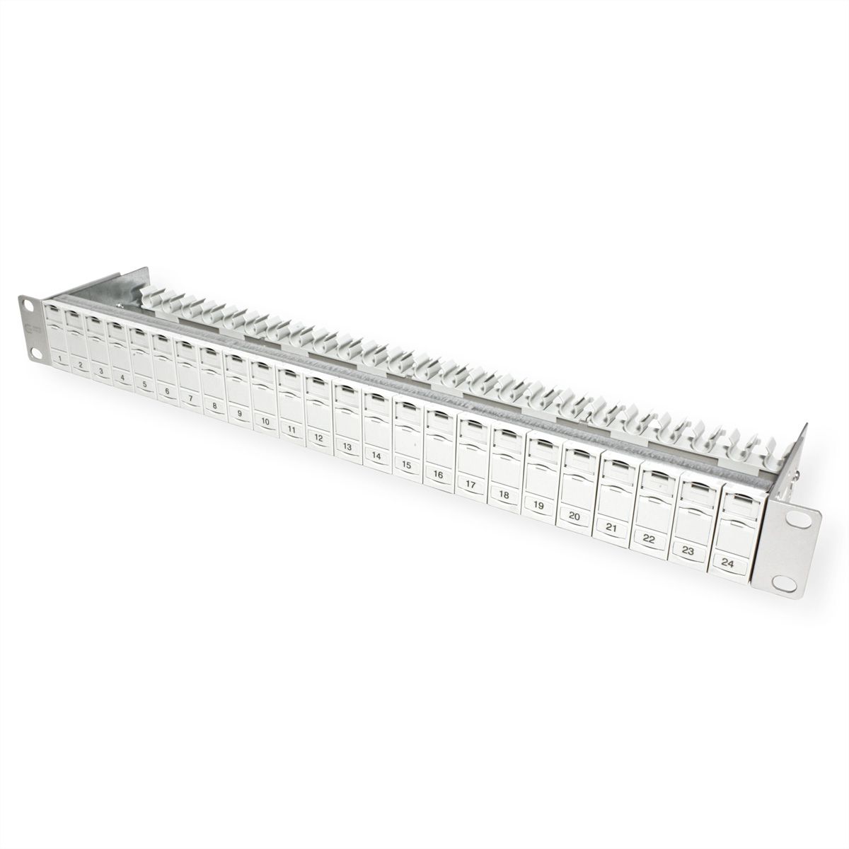 METZ CONNECT Panneau 19" 1UH vide pour 24 modules E-DAT ou Cat.6A