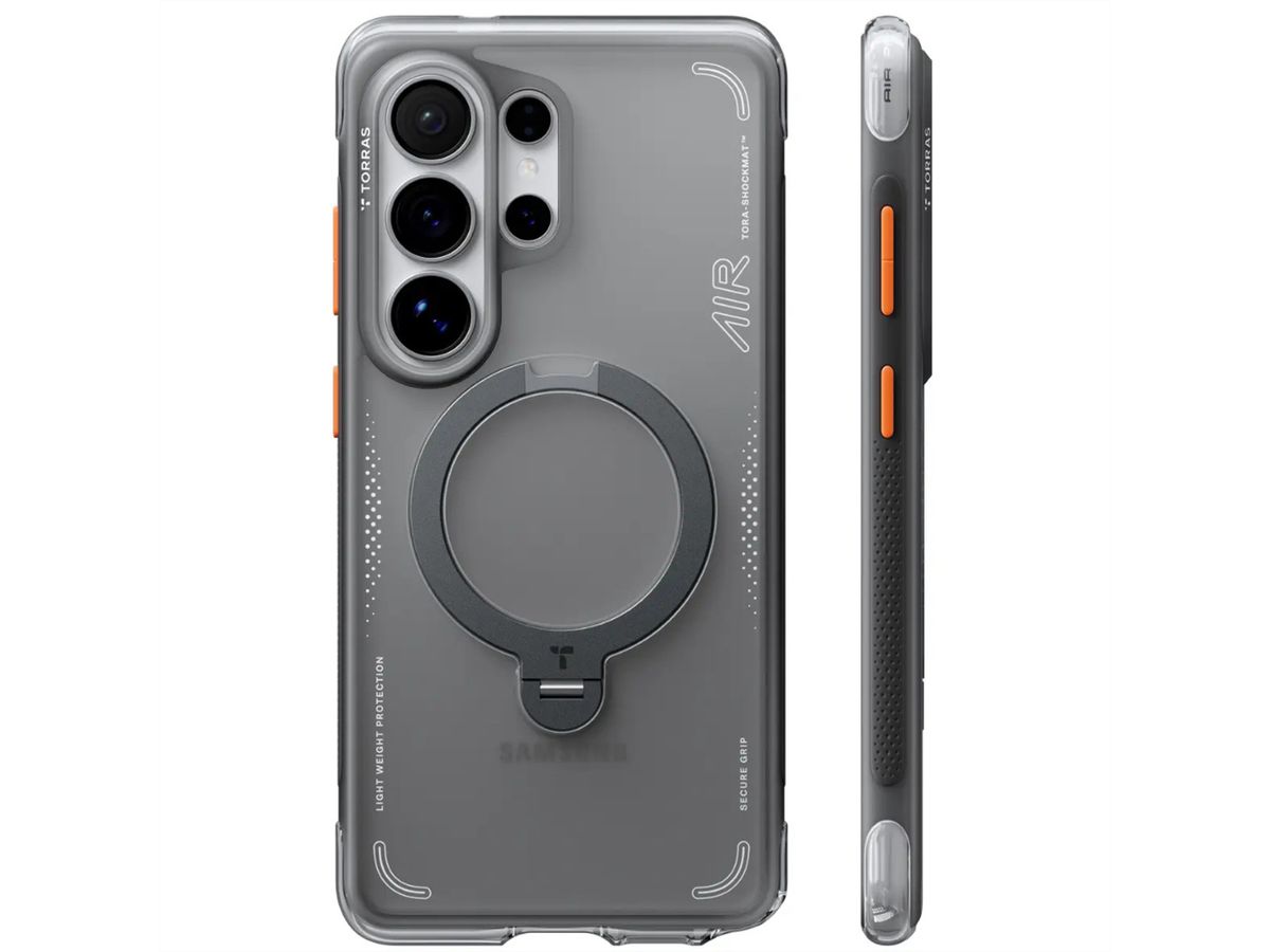 Torras Ostand Q3 Air Case, Galaxy S26 Ultra, noir, noir