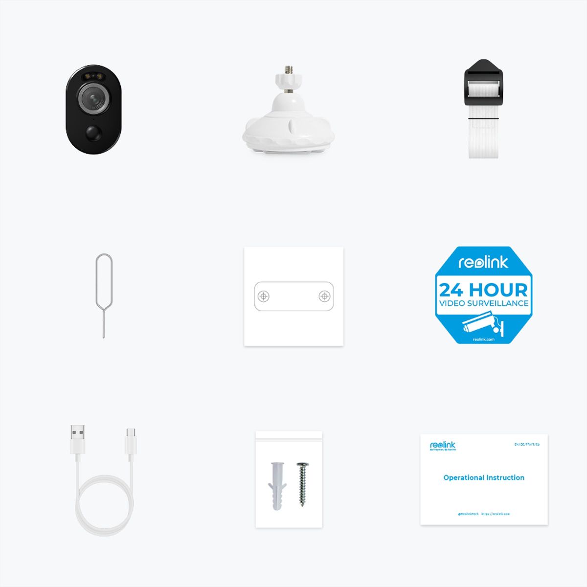 Reolink B350 Outdoor IP-Camera, 8 MP, 105°, IR-LED 10m, WiFi, Phare
