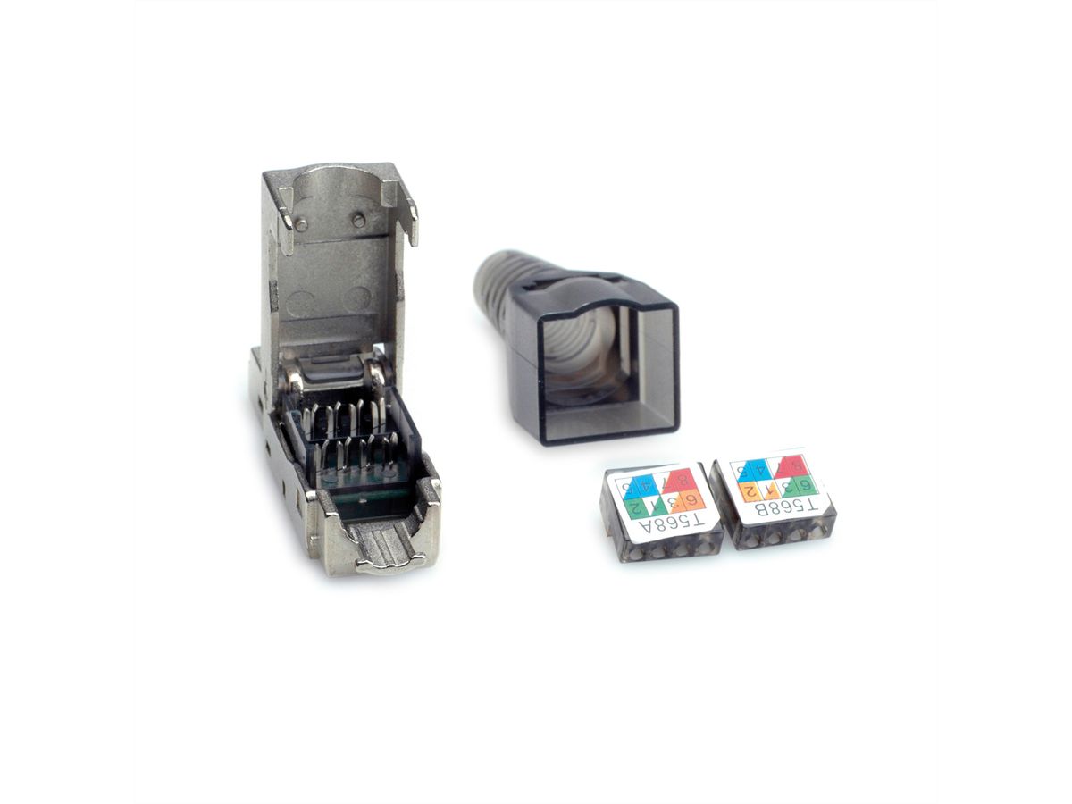 VALUE feldkonfektionierbarer RJ-45 Stecker Cat.6 (Class E), STP