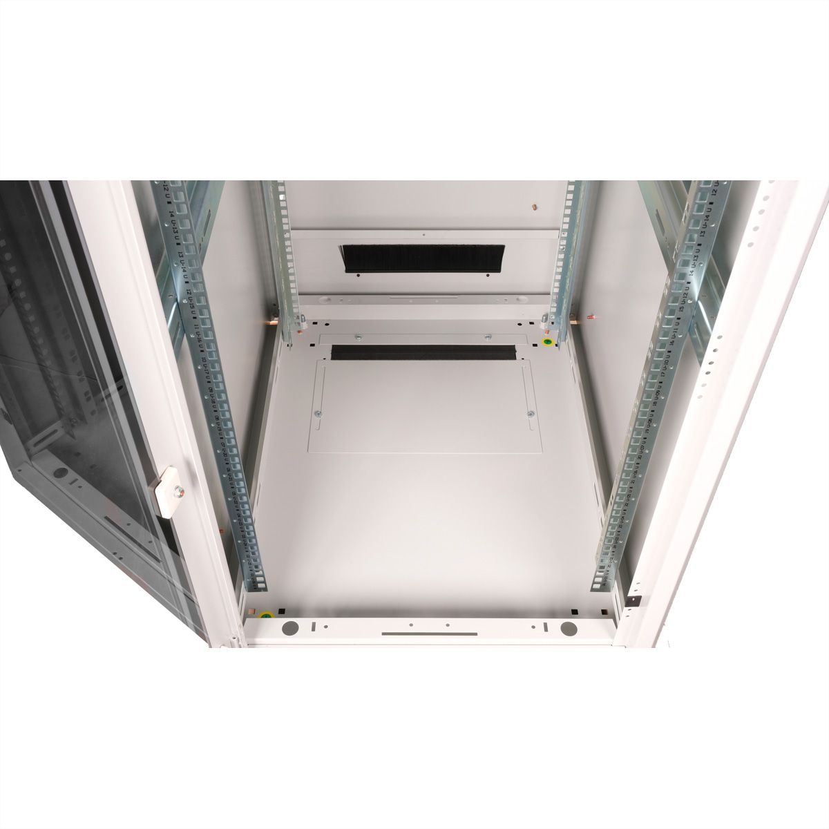 ROLINE 19-Zoll Netzwerkschrank Pro 26 HE, 600x800 BxT Glastür grau