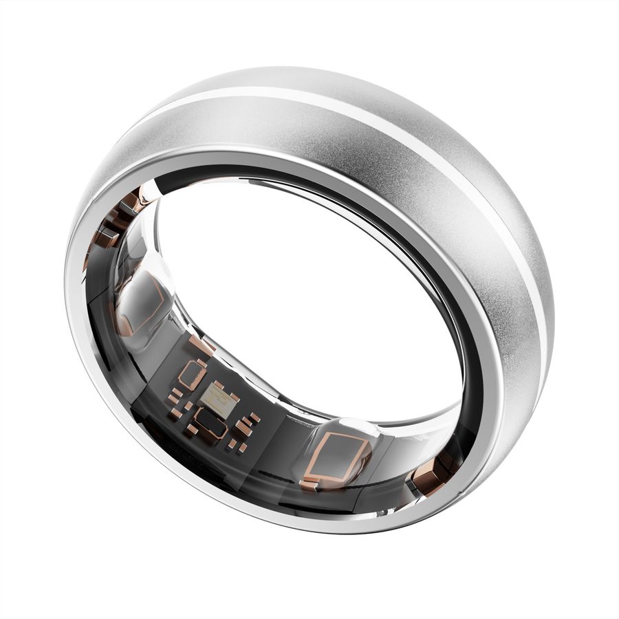 MYnextRING Smart Ring argent mat, Taille 7