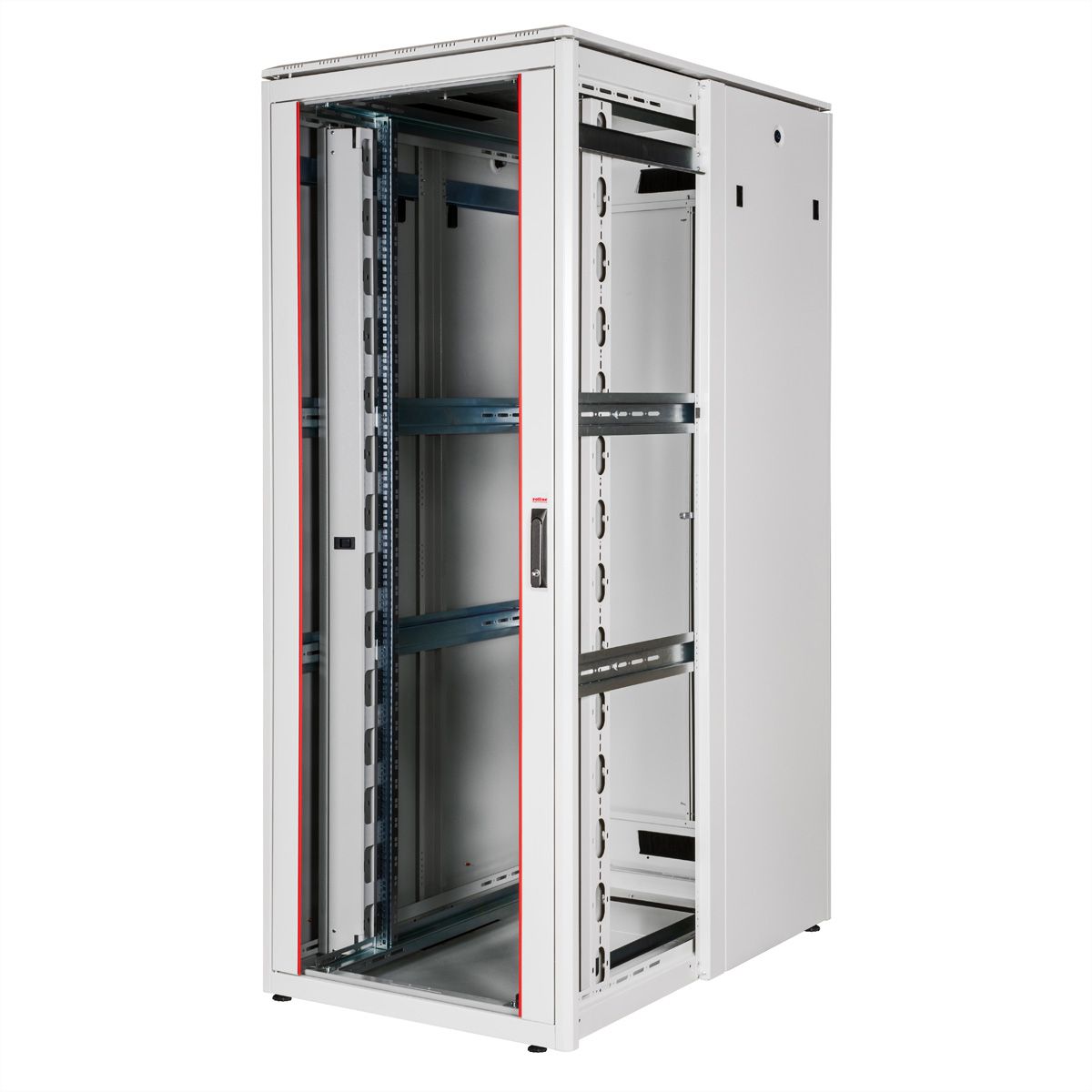 ROLINE 19-Zoll Netzwerkschrank Pro 42 HE, 800x1200 BxT Glastür grau