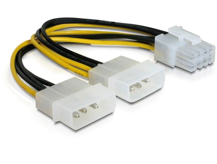 Câble d'alimentation int. en Y 8pin PCI Express VGA