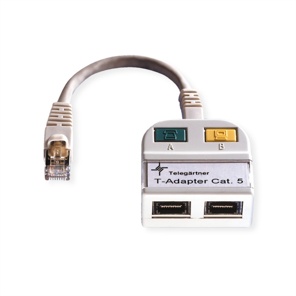 TELEGÄRTNER Adaptateur modulaire en T, sortie 10BaseT / ISDN
