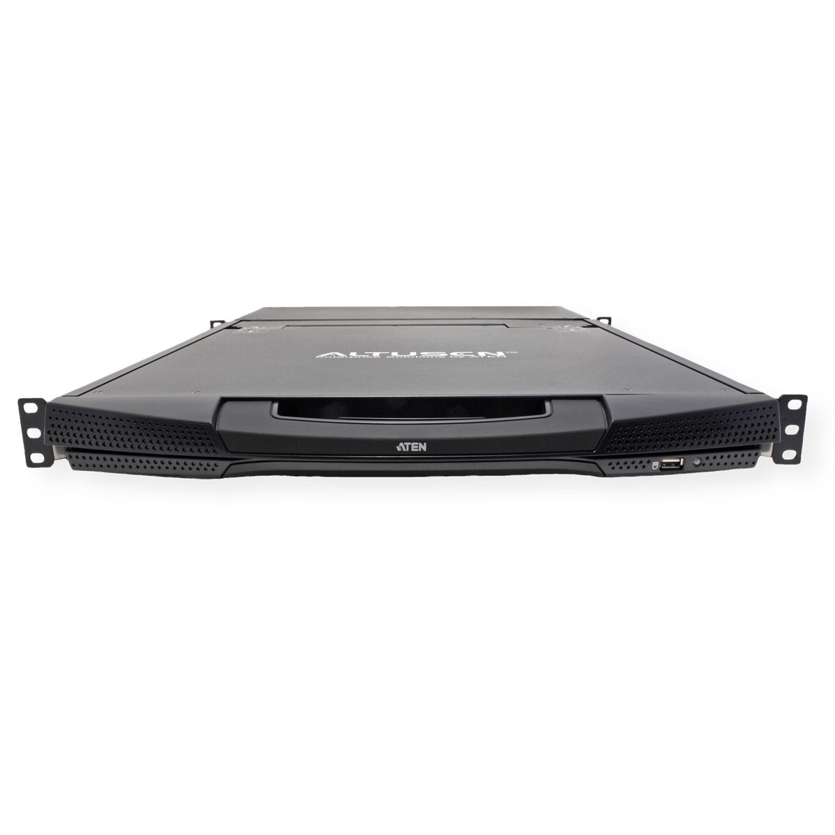 ATEN KL1516AiM KVM Over-IP Switch, 43cm TFT, VGA, PS/2-USB über Kat 5, 16 Port, ES-Layout