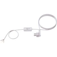 BACHMANN Câble avec interrupteur 2m, H03VV-F 3G0,75 blanc non emballé