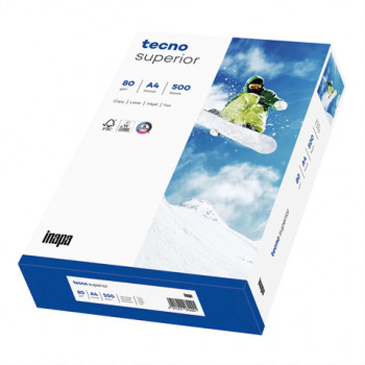 INAPA Business Paper, tecno Superior, A4, 500 Blatt, 80g