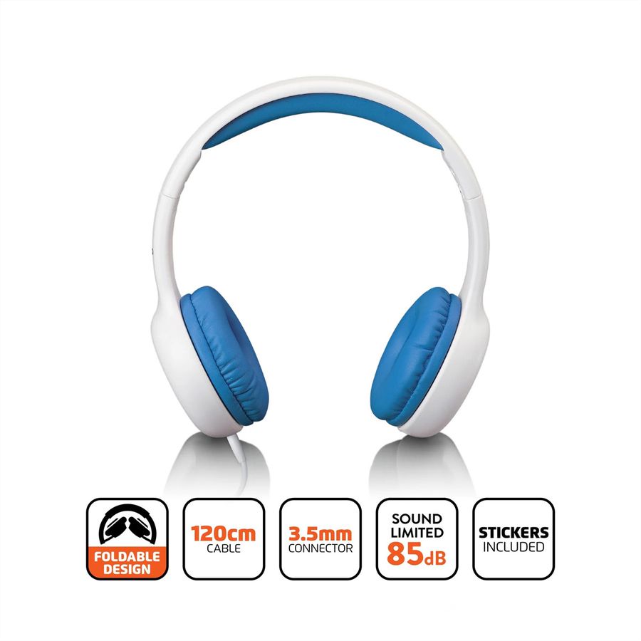 Lenco HP-010PK Casque pour enfants, Bleu