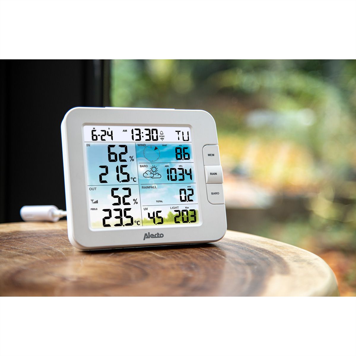 Alecto Station météo WS5400 8 en 1 WIFI avec application