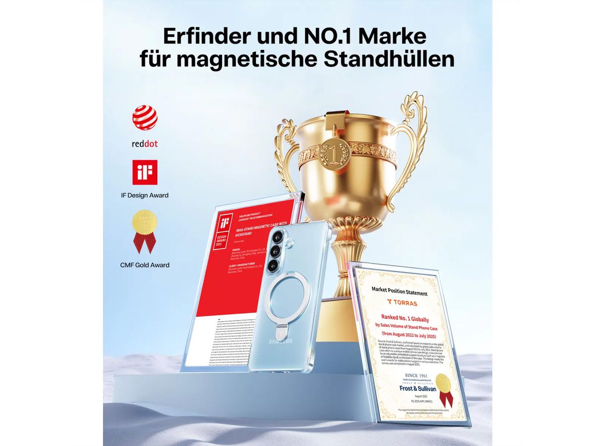 Torras Ostand Slim Case, S26, transparent