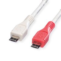 VALUE Câble chargeur USB 2.0, Micro B - Micro B, M/M, 0,3m