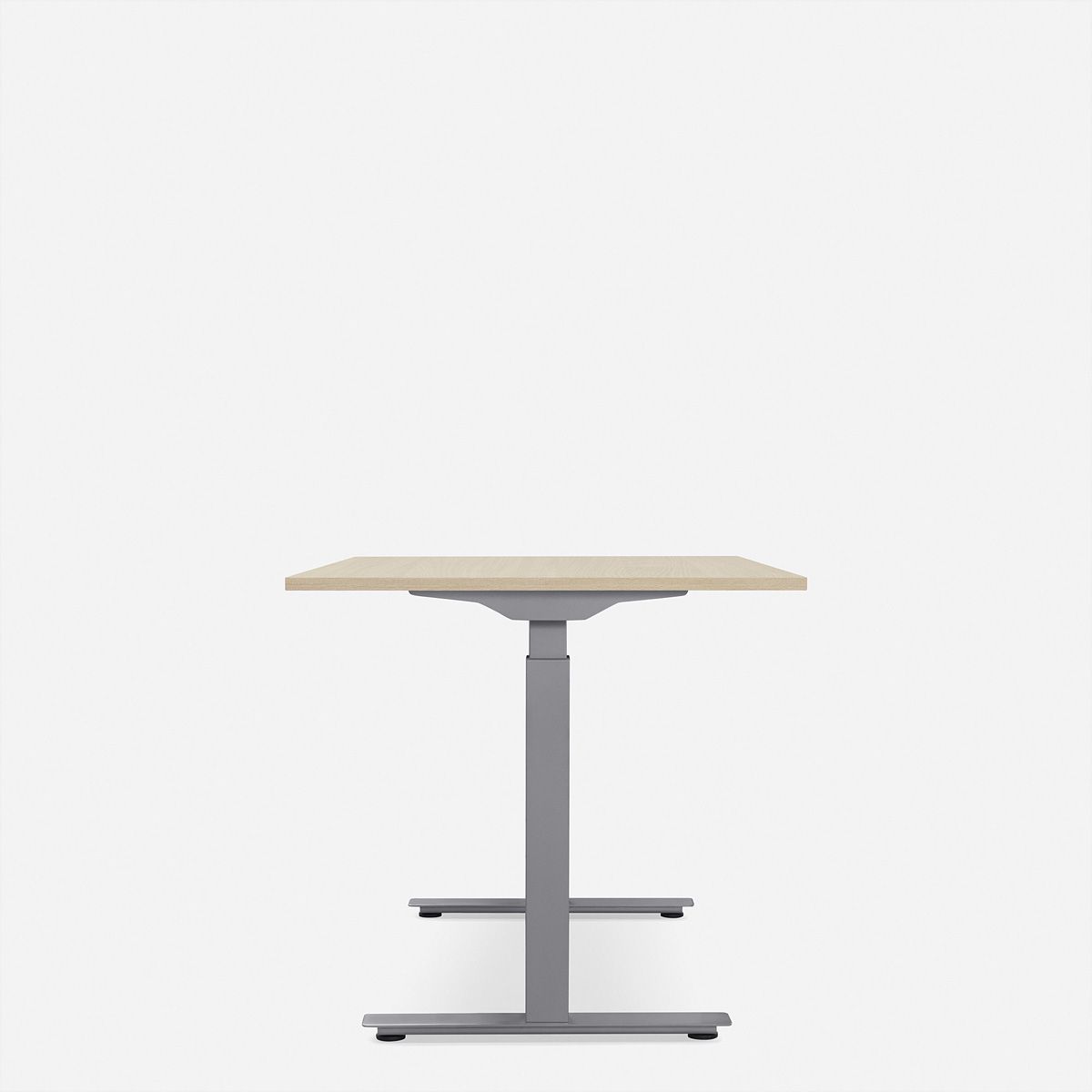 WRK21 Schreibtisch Smart 180 x 80 cm, Höhenverstellbar, Mandal Ahorn / Grau
