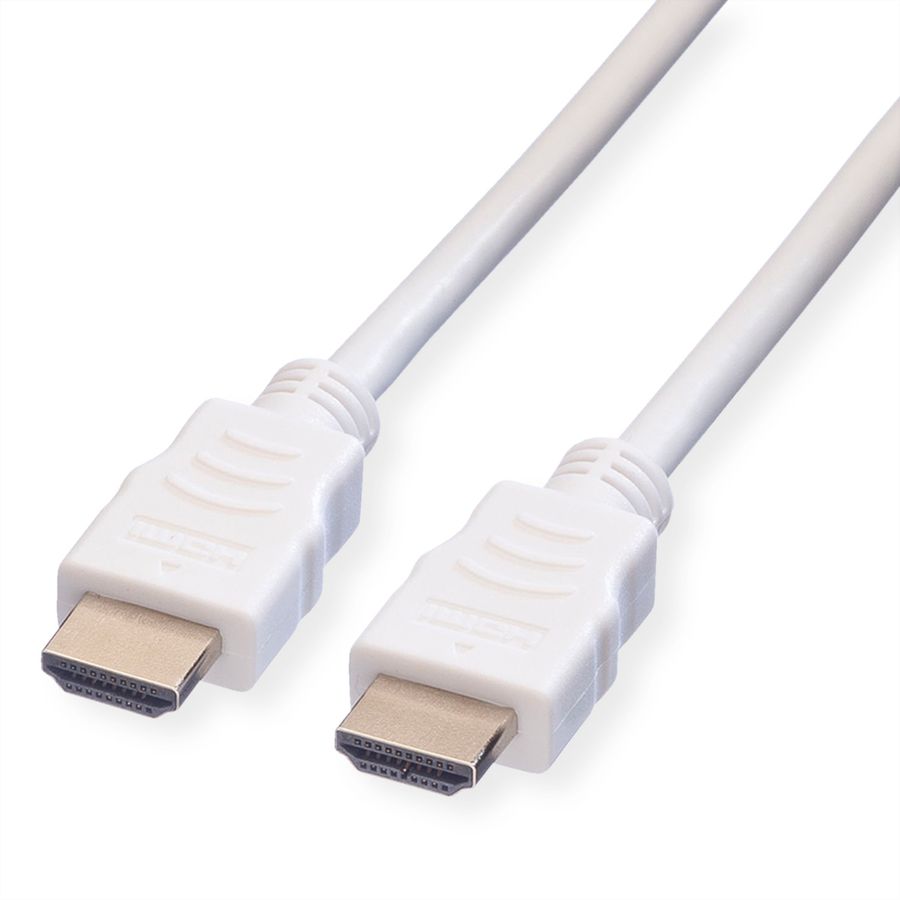 VALUE Câble HDMI High Speed avec Ethernet, blanc, 2 m