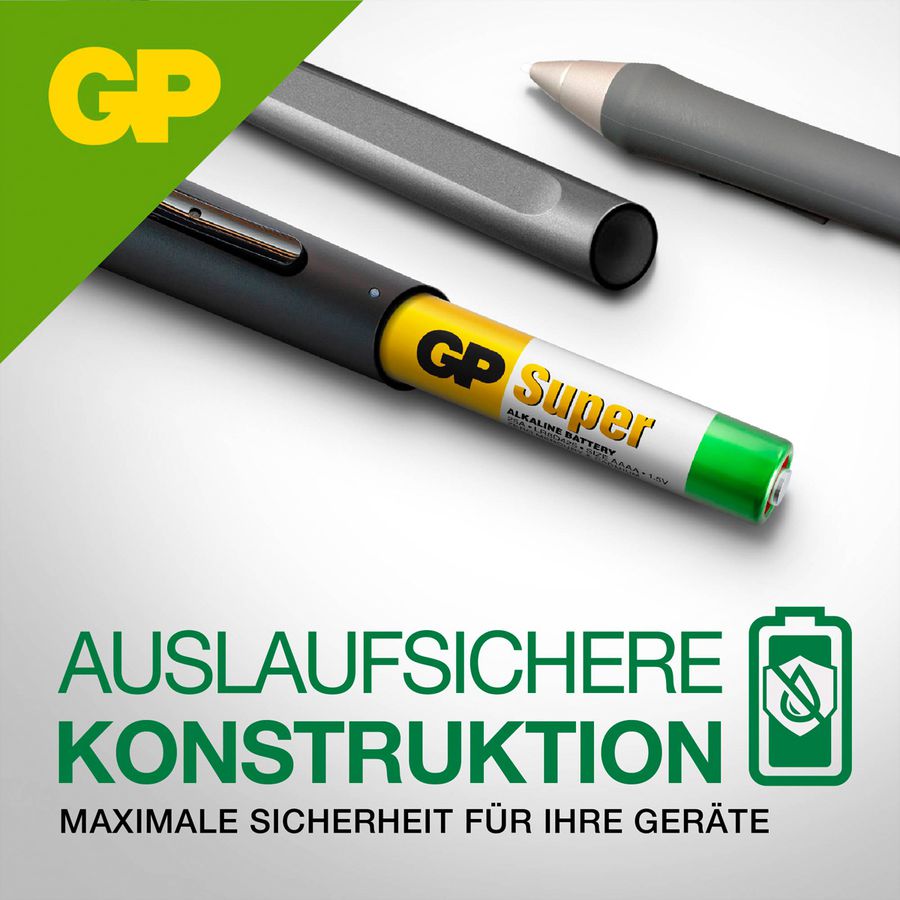 GP Batterie Super Alkaline AAAA 2x, 1,5V
