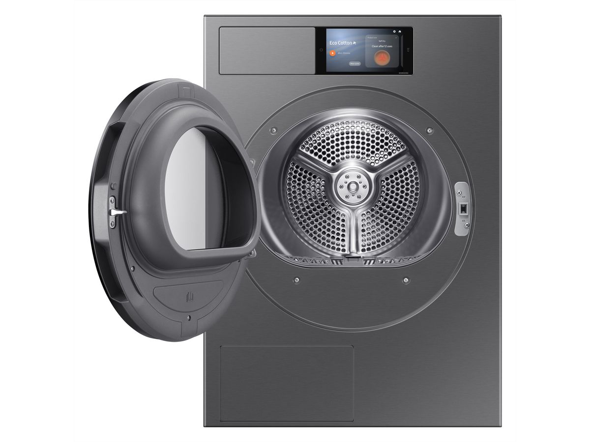 Samsung Sèche-linge DV9000 Display 7", A+++, Inox noir