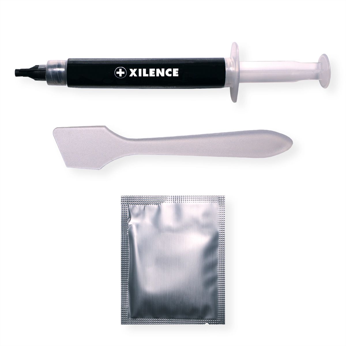 Xilence XPTP CPU Pâte thermique, spatule d'application, chiffon de nettoyage, 1,5g