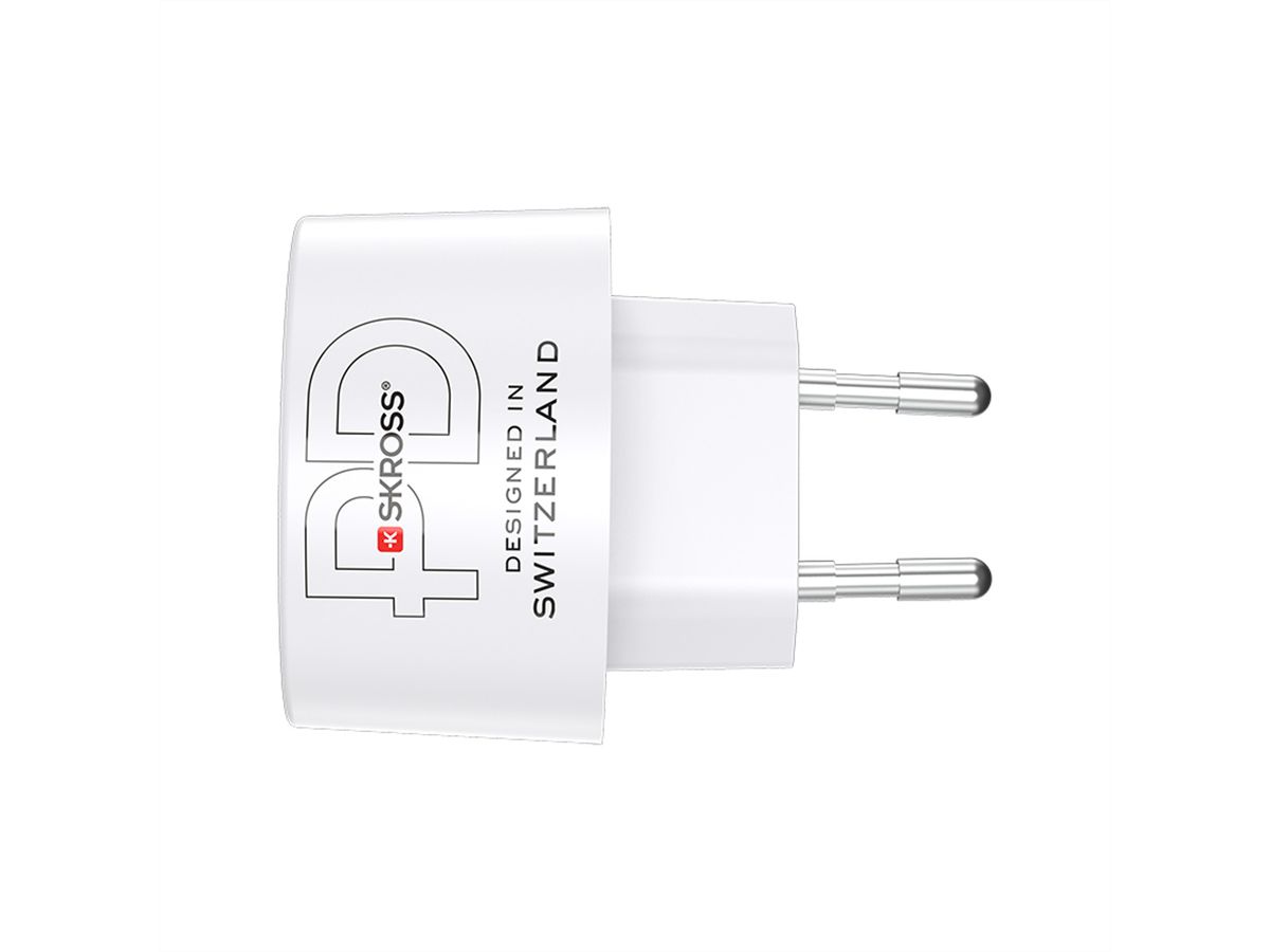 Skross Euro USB Charger A/C 65PD mit USB-C Kabel