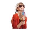 Lenco Microphone Karaoké BMC-090, Or rose