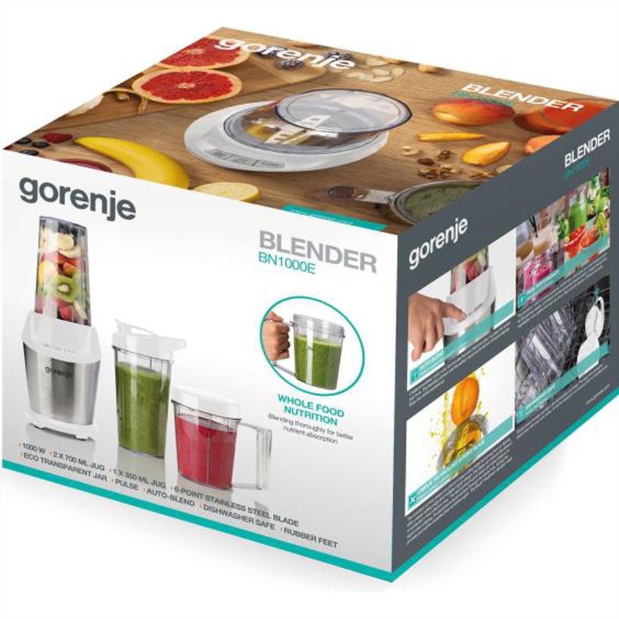 Gorenje Blender BN1000E, 1000W, weiss/silber