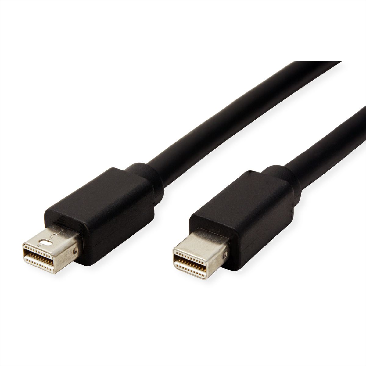 ROLINE DisplayPort Kabel, Mini DP ST - Mini DP ST, schwarz, 2 m