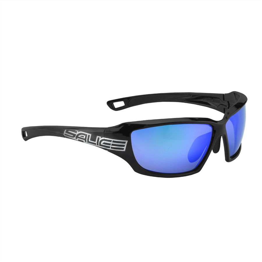 Salice Occhiali Sportbrille 003RW, Black / RW Blue