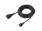 BACHMANN Extension 3G1,5mm², H07RN-F Gummi/Neopren Schutzkontakt, schwarz, 10 m