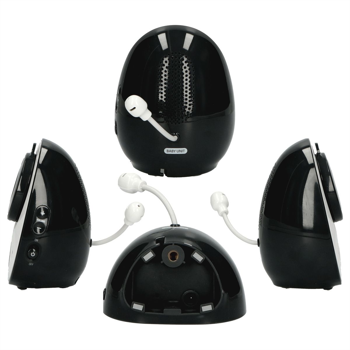 Alecto Babyphone DVM150 avec caméra, écran couleur 5", blanc