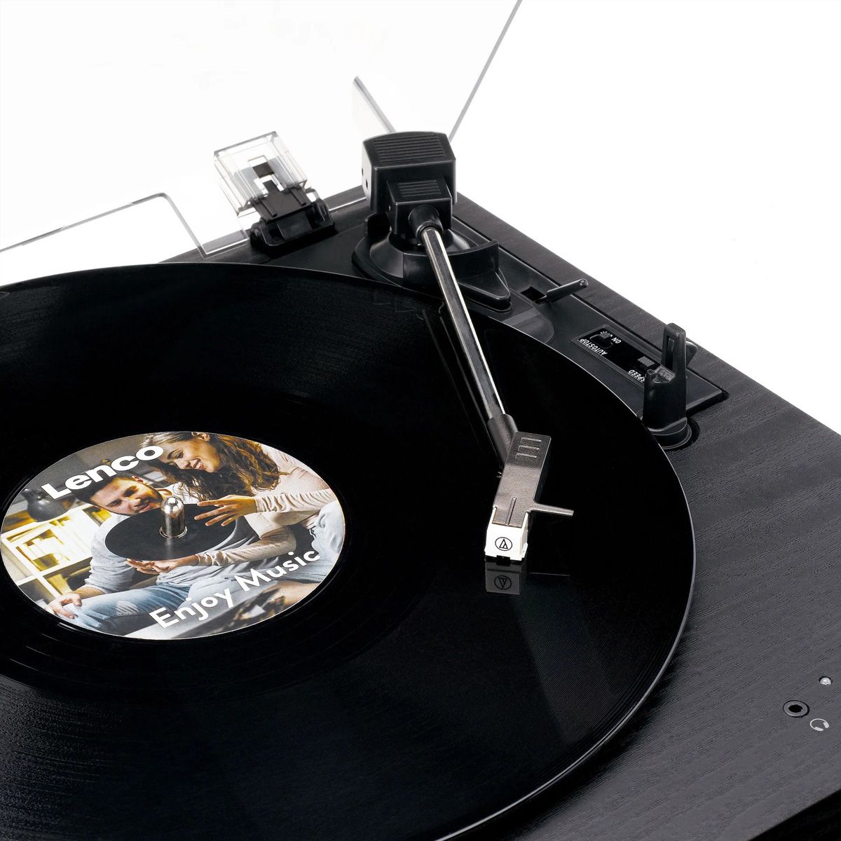 Platine vinyle Lenco LS-15BK, Bluetooth, haut-parleur intégré