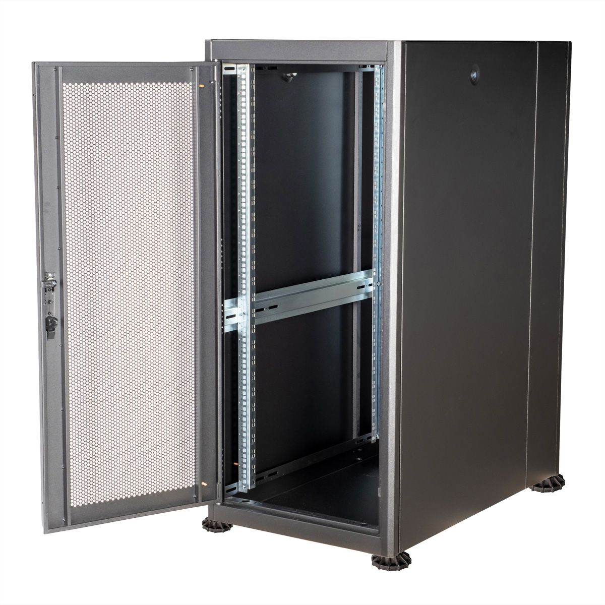 ROLINE 19" Baie serveur Basic 26U, 600x1000 LxP Porte perforée noir