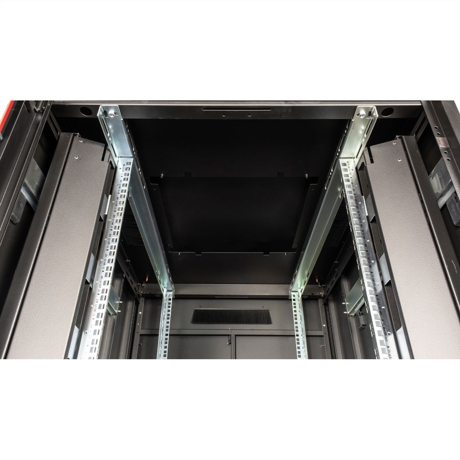 ROLINE 19-Zoll Netzwerkschrank Pro 26 HE, 800x1000 BxT Glastür schwarz