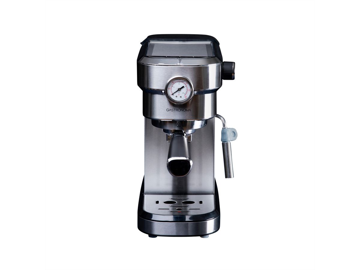 Gastronoma Espressomaschine 18110001, 15 bar, silber, 1350W