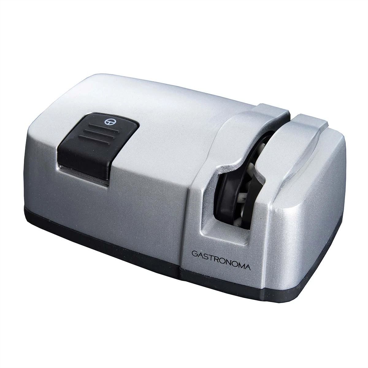 Gastronoma Aiguiseur couteaux 18310012, argent/noir, 40W