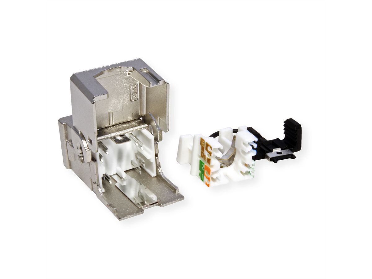 METZ CONNECT Module Cat.6A (Classe EA), 180°, montage du câble sans outil