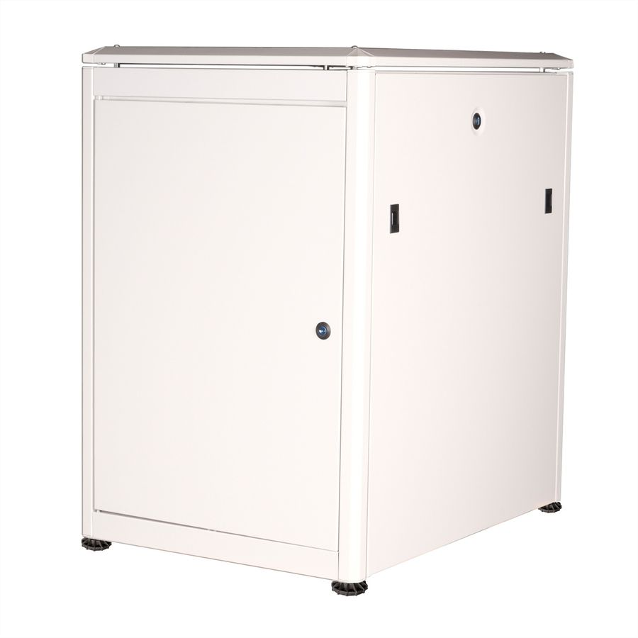 ROLINE 19-Zoll Netzwerkschrank Pro 16 HE, 600x800 BxT Glastür grau