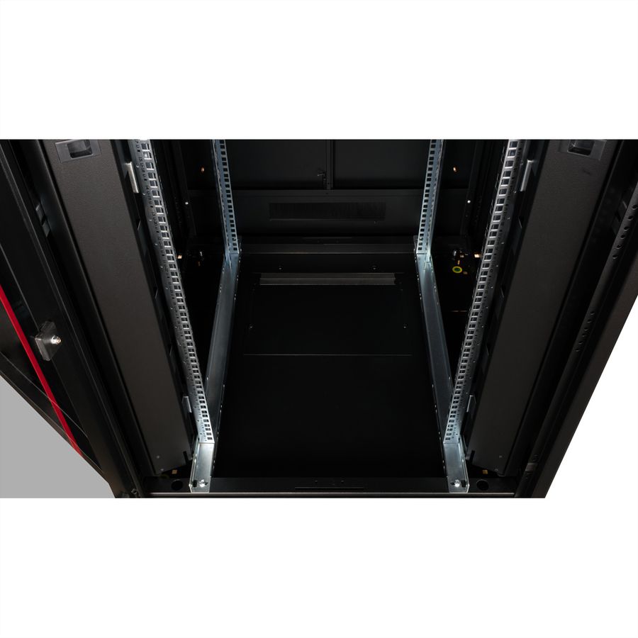 ROLINE 19-Zoll Netzwerkschrank Pro 32 HE, 800x800 BxT Glastür schwarz