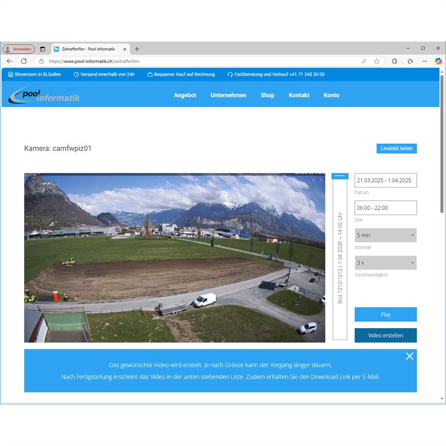 Mobotix Gutschein für Webcam inkl. 24 Monate Übermittlung & Hosting