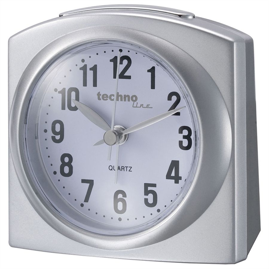 TechnoLine Wecker MODELL L, silber