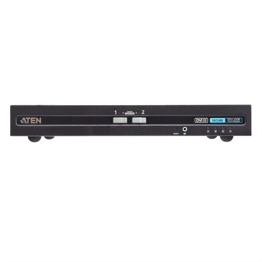 ATEN CS1182D4 Commutateur KVM sécurisé DVI 2 ports USB
