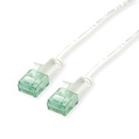 ROLINE RM UTP DataCenter Patchkabel Cat.6A (Class EA), slim, weiß, 1,5 m