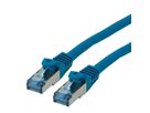 Cordon ROLINE S/FTP(PiMF) Cat.6A / 10 Gigabit, LSOH, Component Level, bleu, 0,3 m