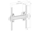 Hagor WH Synchron HD 65-98" Portrait, VESA max. 600x800, max. 150kg
