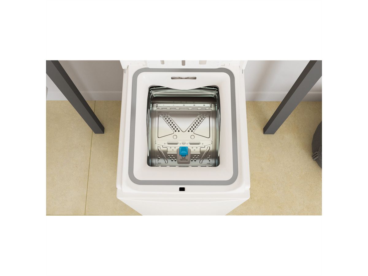 Bauknecht Waschmaschine TDLR 612C CH N, Toplader, C, weiss