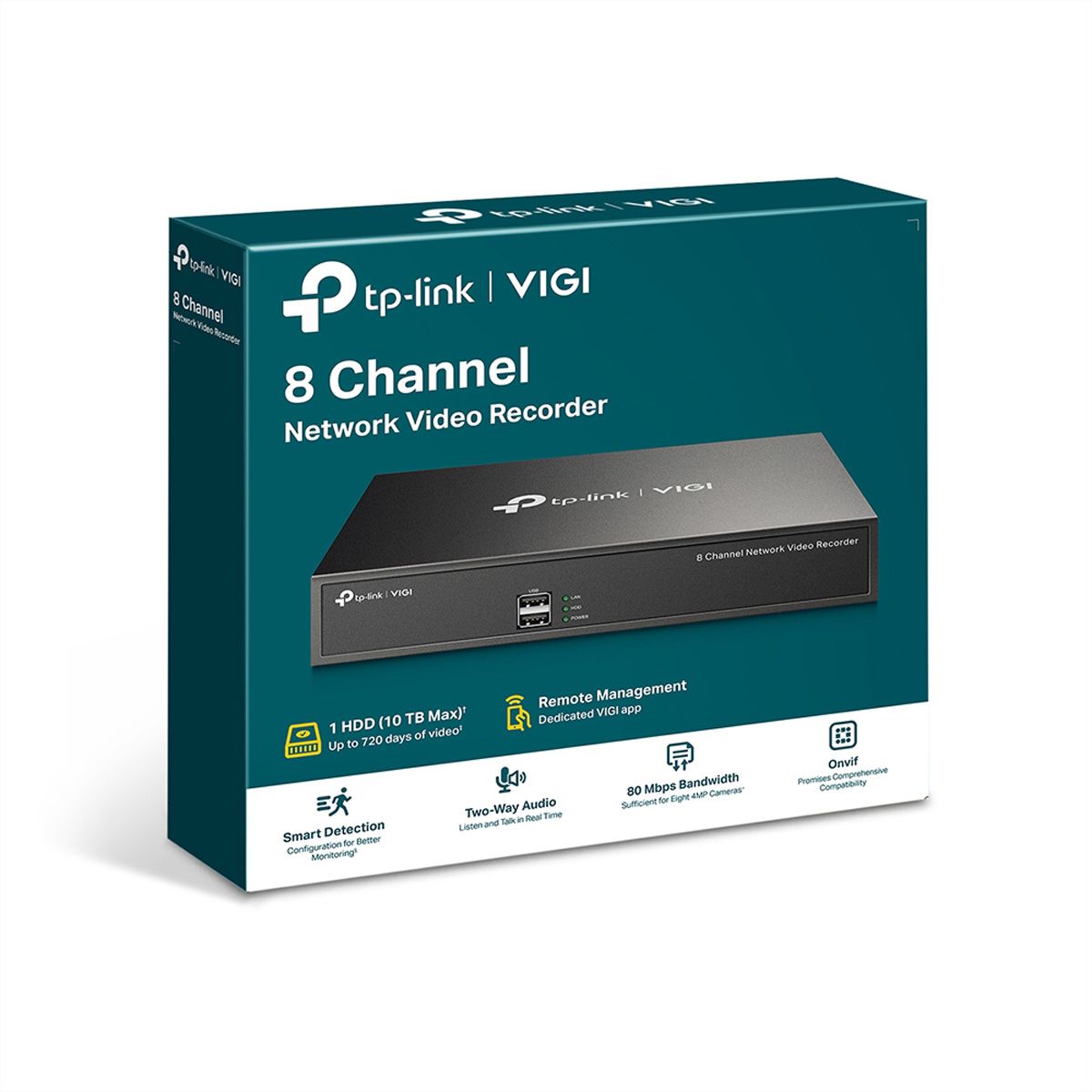 TP-Link NVR1008H NVR Netzwerk-Videorekorder 8-CH