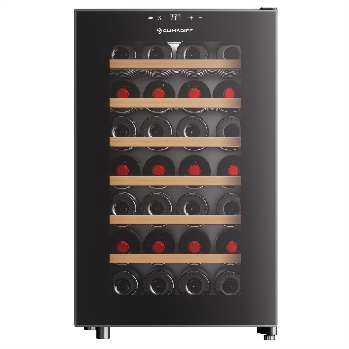 Climadiff Armoire à vin CUVEE28, Autonome, 1 zone, 28 bouteilles